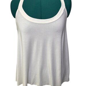 Rachel Pally White Racerback-Style Tank Top Size S